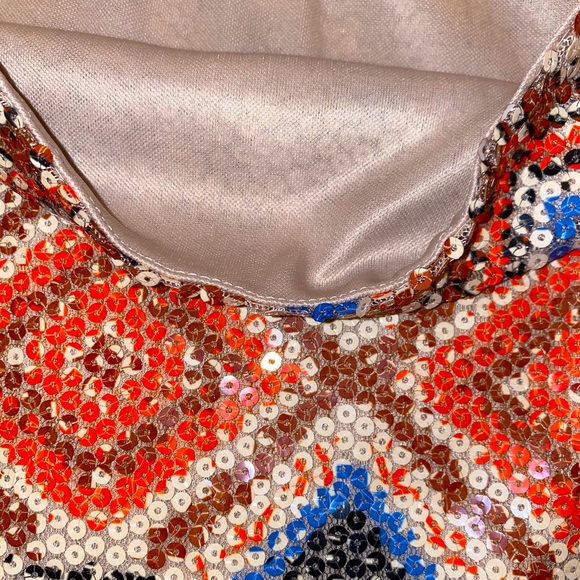 Boho Chic Sequin Embellished Mini Skirt - Picture 3 of 4